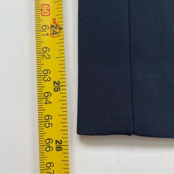 Jenni Kayne Slim Ankle Trouser Pants Navy Side Zip Size 8 - Picture 14 of 14